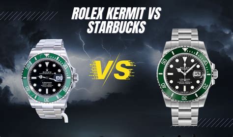 rolex starbucks replica|rolex starbucks vs kermit.